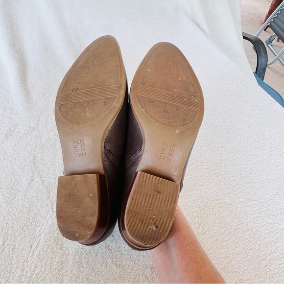 SoftWalk Dark Brown Leather Flats - Picture 9 of 12